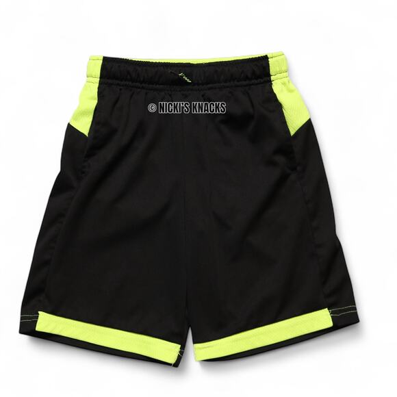 4/$20 - Jumping Beans Boys Activewear Basketball Shorts Black & Yellow Size 6 - Picture 2 of 5